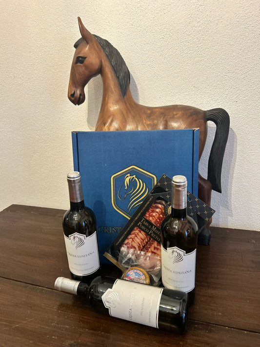 Pack Alentejo - Encruzado 2021 - Oferta de 1 queijo e 1 tábua de enchidos